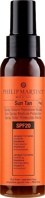 Body Sunscreen Spray - Philip Martin's Sun Tan SPF 20  — photo N2