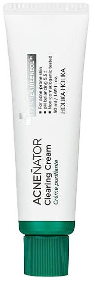 Face Cleansing Cream for Problem Skin - Holika Holika Acnenator Clearing Cream — photo N1