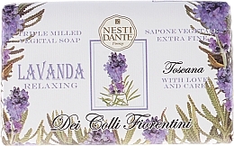 Fragrances, Perfumes, Cosmetics Soap "Lavender" - Nesti Dante Dei Colli Fiorentini Soap