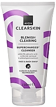 Face & Back Wash Cream Gel with Salicylic Acid - Avon Clearskin Blemish Supercharged Cleanser — photo N1