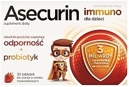 Fragrances, Perfumes, Cosmetics Children's Dietary Supplement (lollipops) - Aflofarm Asecurin Immuno