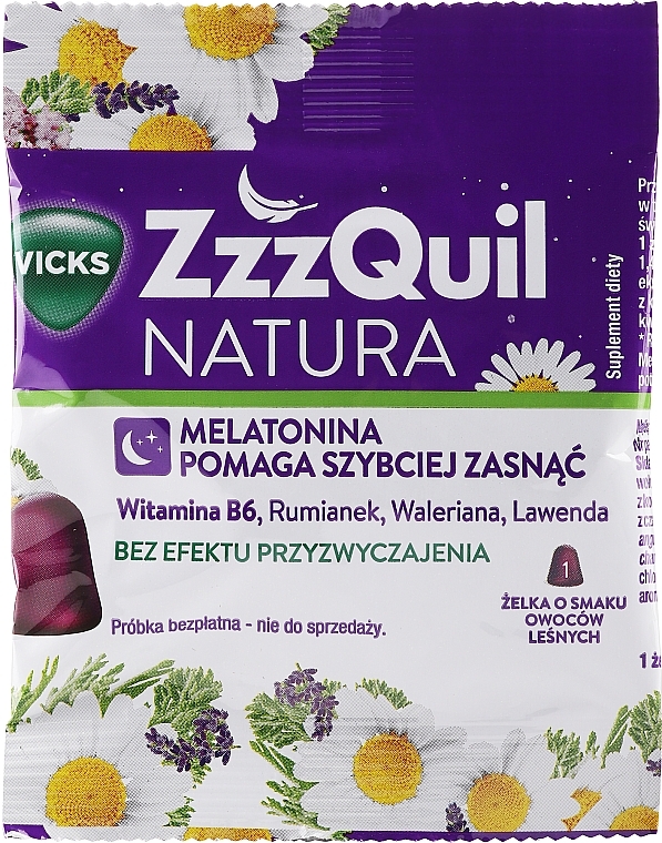 GIFT: Dietary Supplement - Vicks Zzzquil Natura Melatonin — photo N1