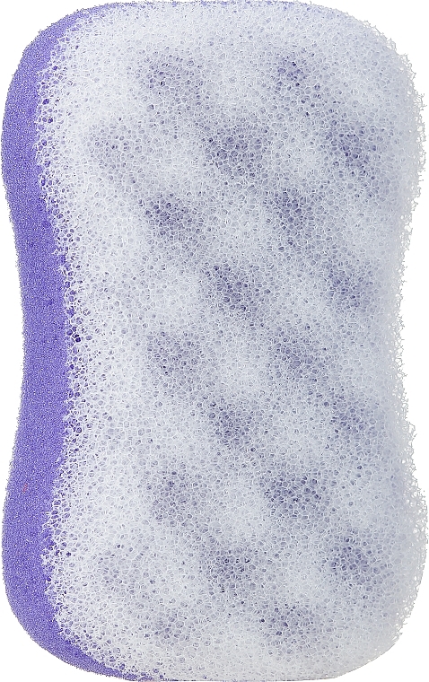 Shower Sponge, white-purple, 6019 - Donegal — photo N1
