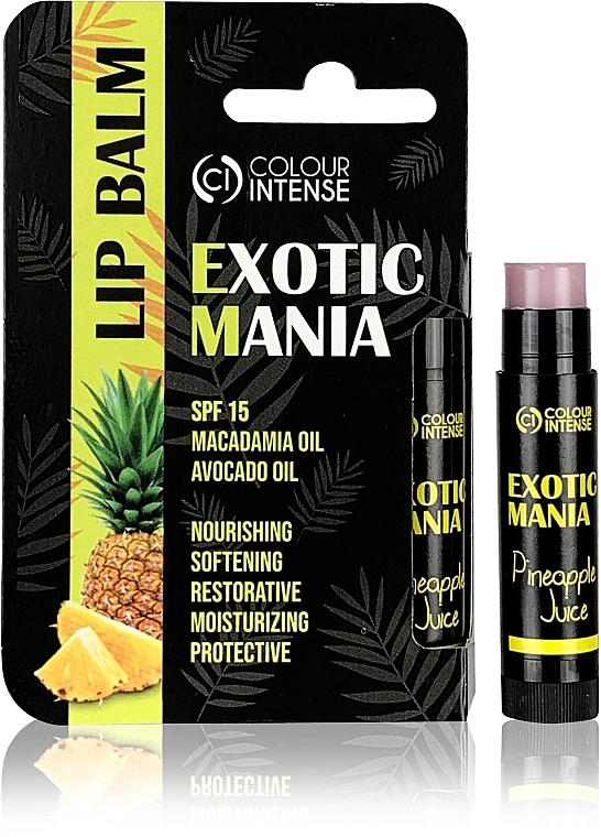 Exotic Mania Lip Balm with Pineapple Scent - Colour Intense Lip Balm — photo N1