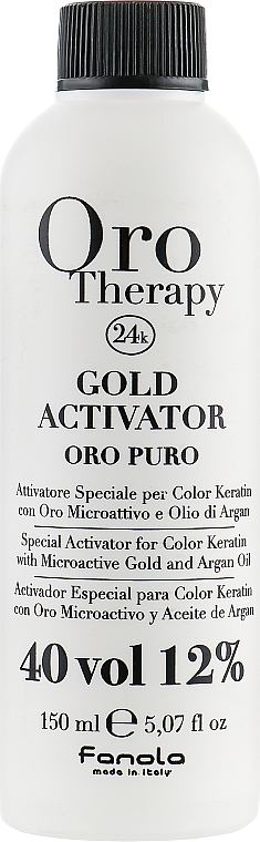 Activator with Microactive Gold 12% - Fanola Oro Gold — photo N1