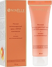 Fragrances, Perfumes, Cosmetics Antioxidant Detox Night Face Cream - Ninelle Barcelona Antioxidant Focus