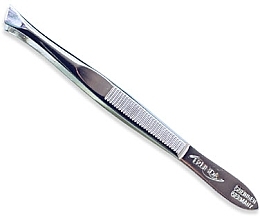 Fragrances, Perfumes, Cosmetics Slanted Tweezers, Silver, 9 cm - Erlinda Solingen Germany