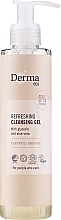 Face Cleansing Gel with Glycerin & Aloe Vera - Derma Eco Refreshing Cleansing Gel — photo N1