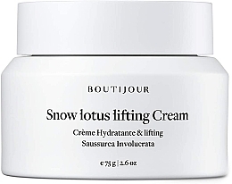 Fragrances, Perfumes, Cosmetics Lifting Face Cream - Boutijour Snow Lotus Lifting Cream