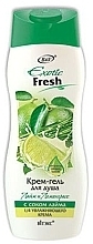 Fragrances, Perfumes, Cosmetics Shower Cream Gel 'Lime & Lemongrass' - Vitex Exotic Fresh