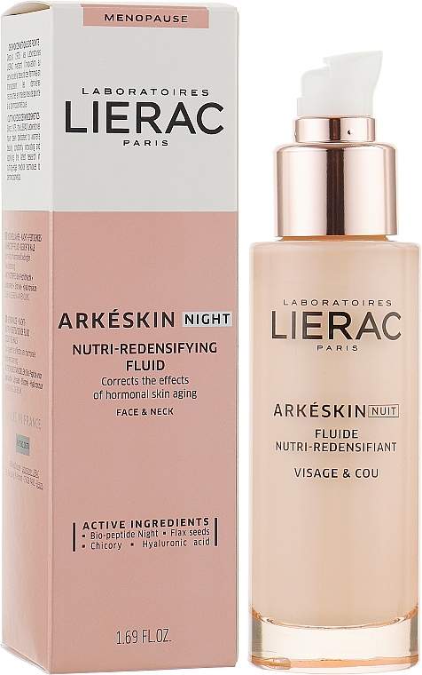 Nourishing Repair Night Face Fluid - Lierac Arkeskin Night Fluide Nutri-redensifiant — photo N4