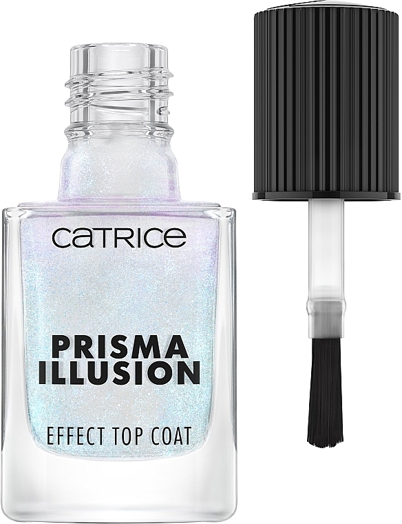 Top Coat with Prismatic Effect - Catrice Prisma Illusion Effect Galactic Dust Top Coat — photo N1