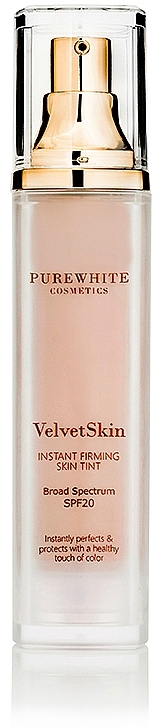 Facial Tint - Pure White Cosmetics VelvetSkin Instant Firming Skin Tint SPF 20 — photo N1