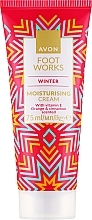 Vitamin E Moisturizing Foot Cream with Orange & Cinnamon Scent - Avon Foot Works Winter Moisturising Cream — photo N1