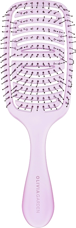 Hair Styling Brush - Olivia Garden iDetangle Medium Pride Purple — photo N1