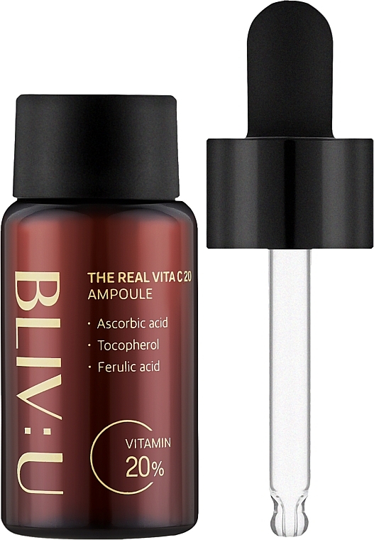 Pure Vitamin C Serum - Bliv:U The Real Vita C 20 Ampoule — photo N1