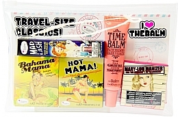 Fragrances, Perfumes, Cosmetics Set - TheBalm Travel Set (primer/12ml + lash/4.5ml + br/3g + blush/3g + highliter/2.7g)