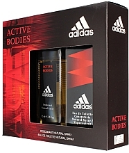 Fragrances, Perfumes, Cosmetics Adidas Active Bodies - Set (edt/100ml + deo/75ml)