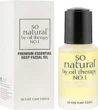 Fragrances, Perfumes, Cosmetics Natural Face Oil - So Natural Concentrate Premium Essential Deep Facial Oil