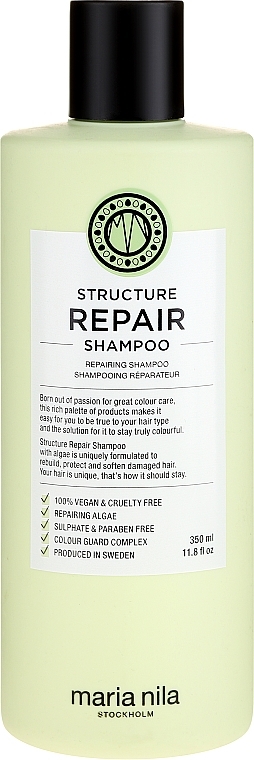 Dry & Damaged Hair Shampoo - Maria Nila Structure Repair Shampoo — photo N1