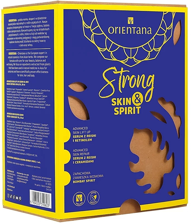 Set - Orientana Strong Skin & Spirit (serum/2x30ml + fragrance/32g) — photo N2
