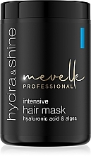 Fragrances, Perfumes, Cosmetics Hair Mask - Mevelle Hydra & Shine Intensive Hair Mask Hyaluronic & Algea