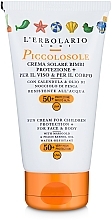 Kids Face & Body Sunscreen "Sunny" - L'Erbolario Piccolosole Creme Solare Bimbi Protezione SPF50+ — photo N2