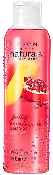 Shower Gel "Juicy Pomegranate and Mango" - Avon Naturals Shower Gel — photo N2