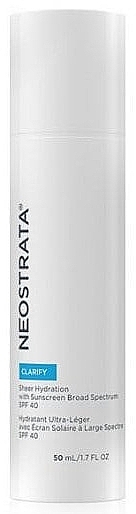 Facial Day Cream for Oily Skin - Neostrata Clarify Sheer Hydration SPF40 — photo N1