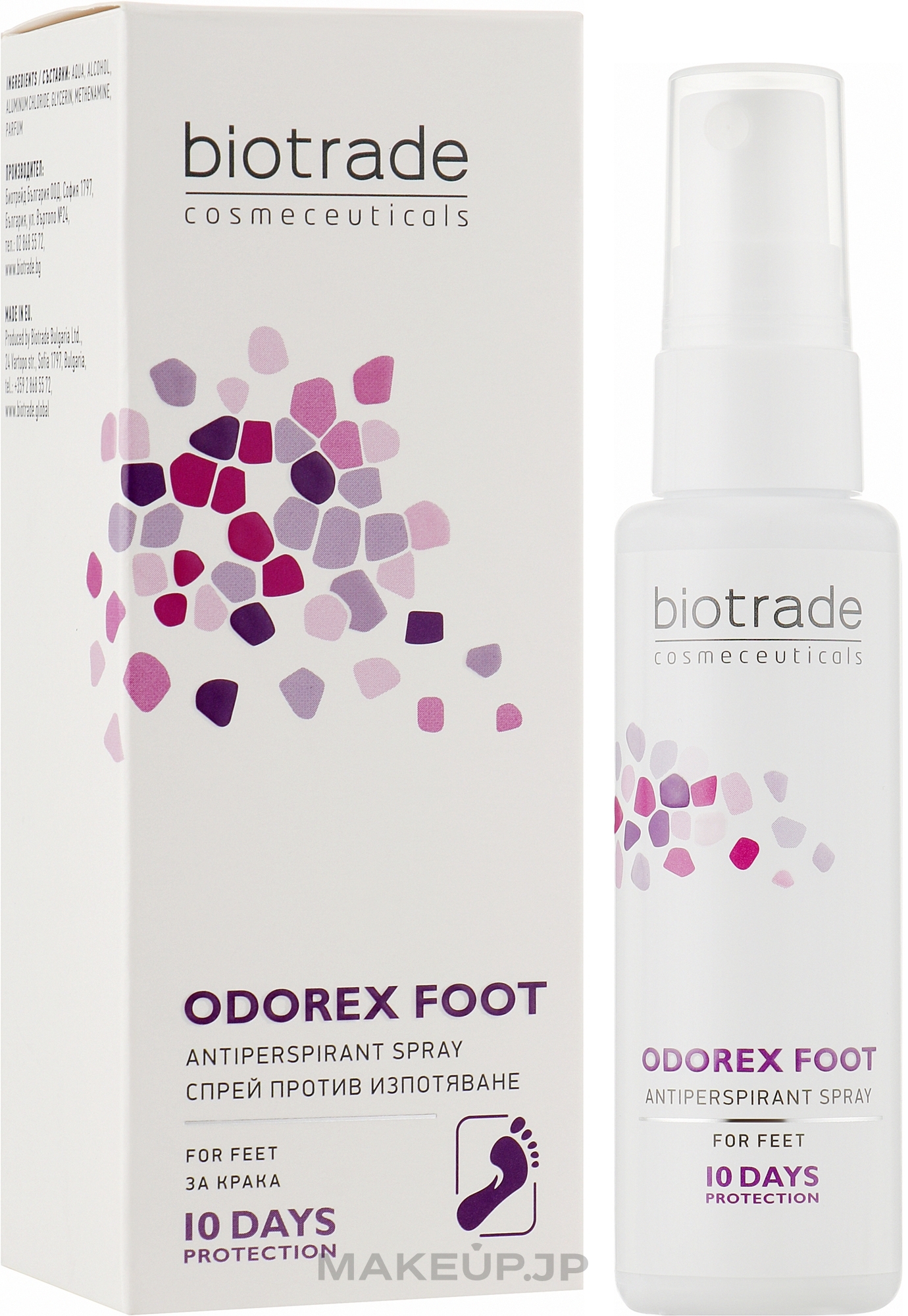 Long-Lasting, Intense Foot Antiperspirant Spray - Biotrade Odorex Foot Antiperspirant Spray — photo 40 ml