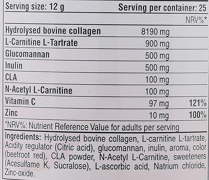 Raspberry Collagen Dietary Supplement - PureGold CollaBurn Powder — photo N2
