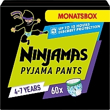 Fragrances, Perfumes, Cosmetics Ninjamas Pyjama Boy Diaper Pants, 4-7 years (17-30 kg), 60 pcs - Pampers