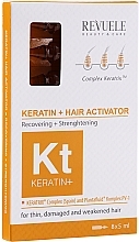 Fragrances, Perfumes, Cosmetics Hair Activator - Revuele Keratin+ Ampoules Hair Restoration Activator