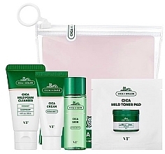 Face Care Kit - VT Cosmetics Cica Trial Kit (foam/30ml+pads/3pcs/+toner/30ml+cr/20ml) — photo N1