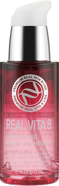 Face Serum with Vitamin Complex - Enough Real Vita 8 Complex Pro Bright Up Ampoule — photo N2