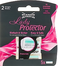 Fragrances, Perfumes, Cosmetics Razor Blade Refill, 5 pcs - Wilkinson Sword Lady Protector