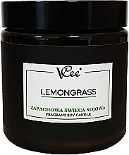 Lemongrass Scented Soy Candle - Vcee Lemongrass Fragrant Soy Candle — photo N1