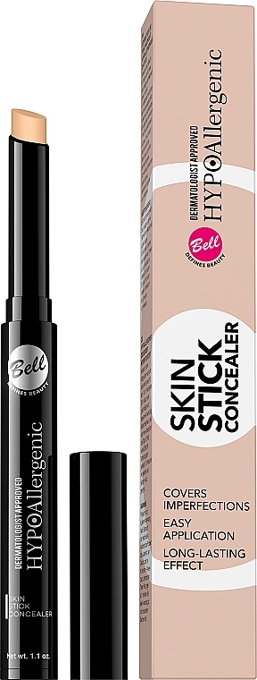 Face Concealer - Bell Hypoallergenic Skin Stick Concealer — photo N1