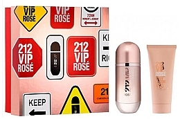 Fragrances, Perfumes, Cosmetics Carolina Herrera 212 Vip Rose - Set (edp/50ml + b/lot/75ml) 