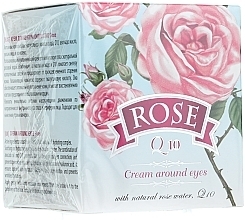 Q10 Eye Contour Cream - Bulgarian Rose Rose Q10 Cream Araund Eyes — photo N2