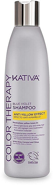 Hair Shampoo - Kativa Color Therapy Anti-Yellow Effect Shampoo — photo N2