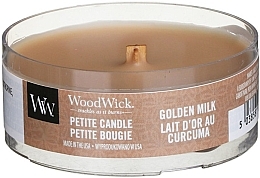 Fragrances, Perfumes, Cosmetics Scented Candle in Glass - WoodWick Petite Candle Golden Milk