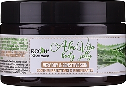 Body Jelly for Dry & Sensitive Skin Types - Eco U Aloe Jelly Body — photo N4