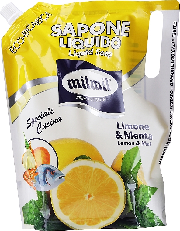 Liquid Soap "Lemon & Mint" - Mil Mil — photo N3