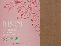 Fragrances, Perfumes, Cosmetics Set - Bisou True Natural Body Set (b/cream/200ml + b/scrub/200g)