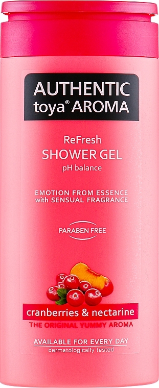 Lingonberry & Nectarine Shower Gel - Authentic Toya Aroma — photo N1