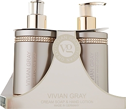 Fragrances, Perfumes, Cosmetics Set - Vivian Gray Brown Crystals Set (cr/soap/250ml + h/lot/250ml)