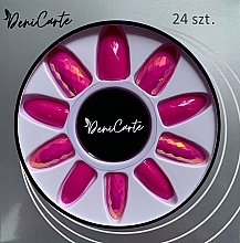 False Nails 0345, 24pcs - Deni Carte — photo N1