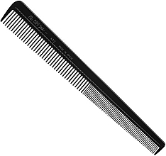 Plastic Men Comb 00422, black - Eurostil Special Barber Comb — photo N1