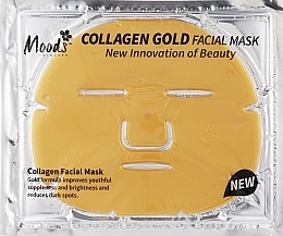 Fragrances, Perfumes, Cosmetics Gold Collagen Mask - Moods Collagen Facial Mask Gold